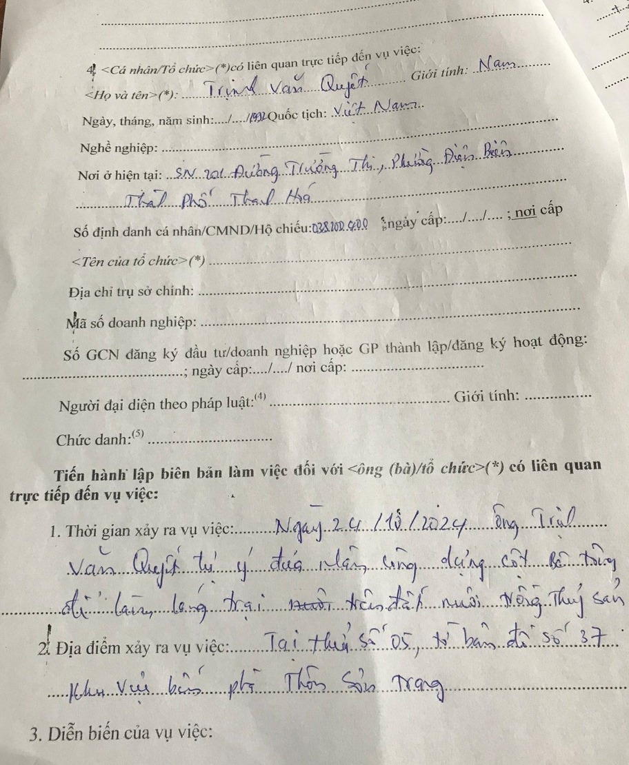 Khi nào xã Hoằng Yến xử lý dứt điểm công trình xây dựng trái phép trên đất nông nghiệp?