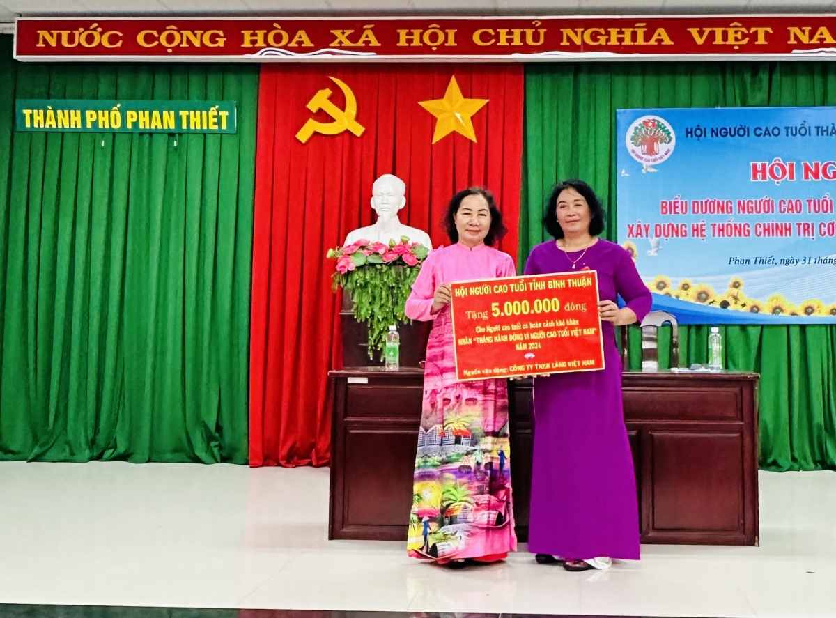 Hội NCT Thành phố Phan Thiết: " Là lực lượng nòng cốt, là cầu nối tin cậy giữa Đảng, chính quyền và Nhân dân"