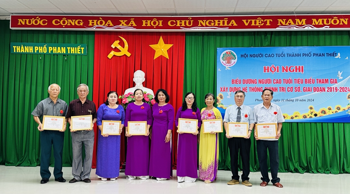 Hội NCT Thành phố Phan Thiết: " Là lực lượng nòng cốt, là cầu nối tin cậy giữa Đảng, chính quyền và Nhân dân"