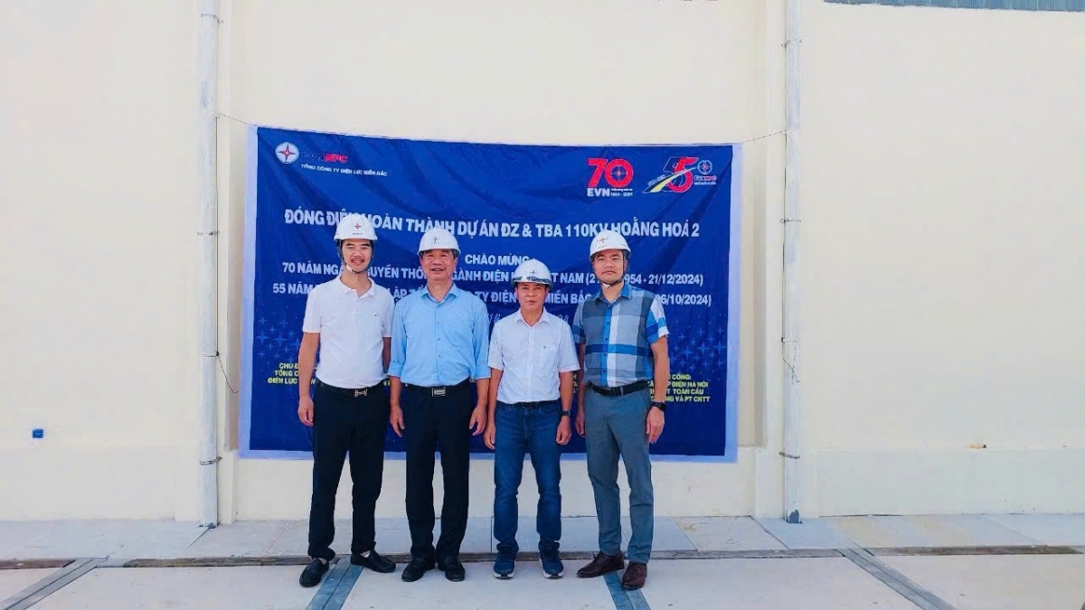 Đóng điện thành công dự án Đường dây và TBA 110kV  tỉnh Thanh Hóa