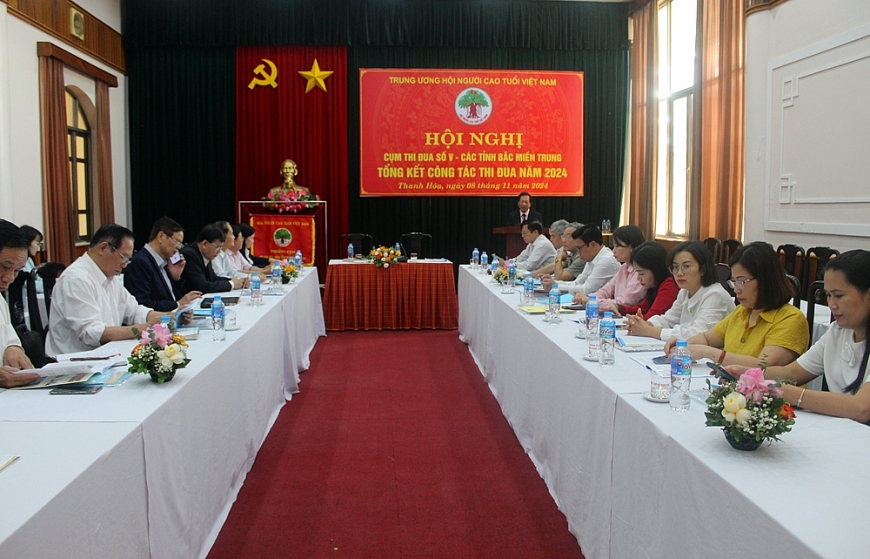 Tổng kết công tác hội và phong trào NCT Cụm thi đua số V năm 2024