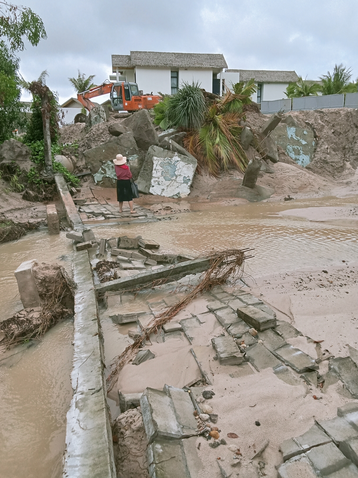 Người cao tuổi yêu cầu xử lí việc lấn chiếm, gây thiệt hại tài sản trên đất có quyền sử dụng hợp pháp​​​​​​​