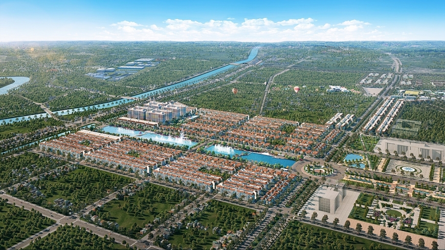 Công trường đại đô thị nghỉ dưỡng của Sun Group tại Hà Nam sôi động ngày đêm