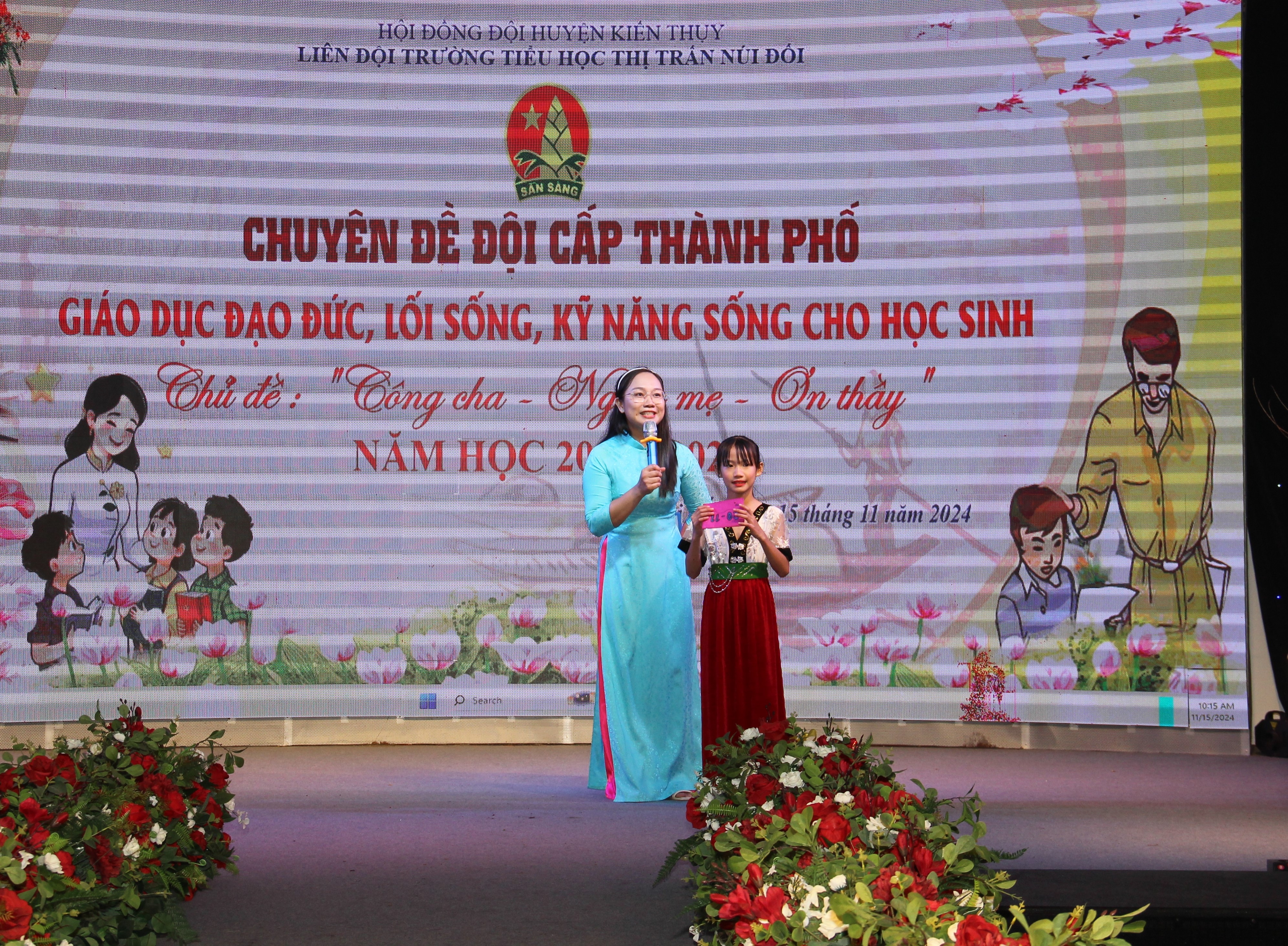 Đầy cảm xúc với “tiết học đặc biệt” về lòng biết ơn