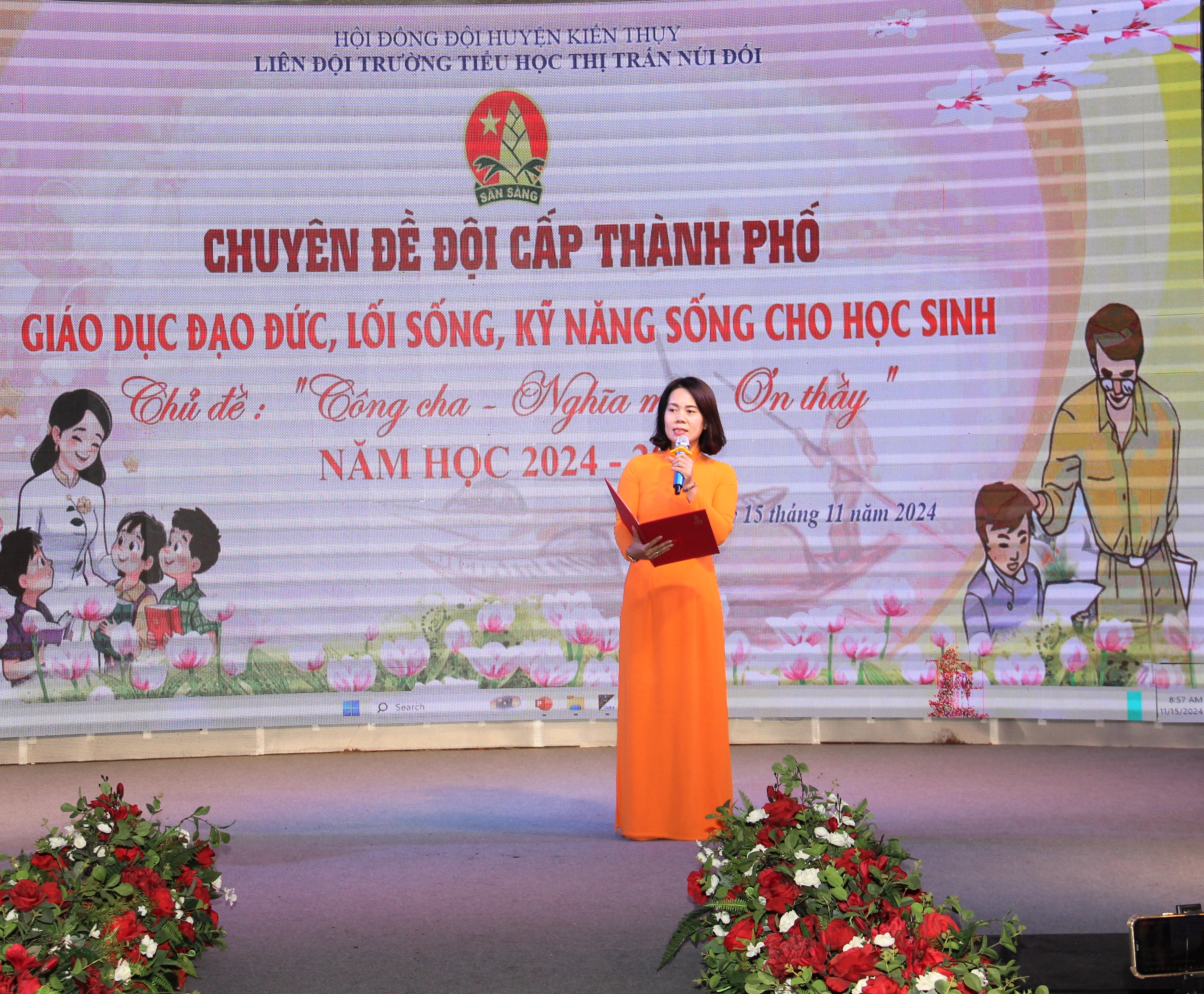 Đầy cảm xúc với “tiết học đặc biệt” về lòng biết ơn