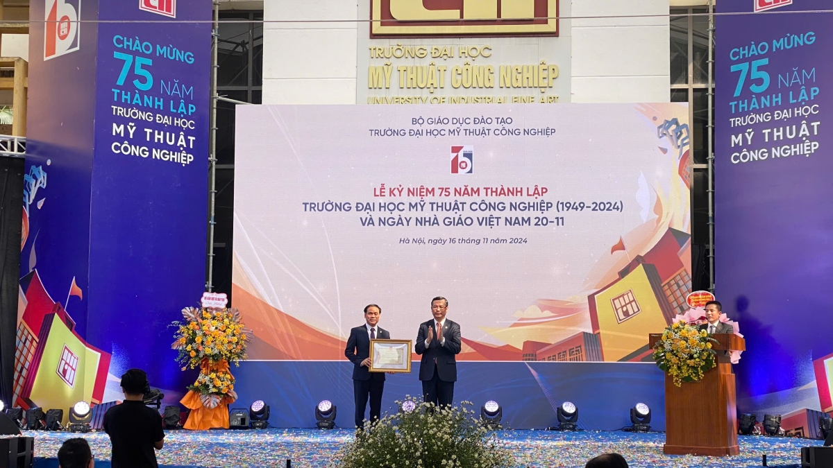 Trường Đại học Mỹ thuật Công nghiệp long trọng kỷ niệm 75 năm ngày thành lập