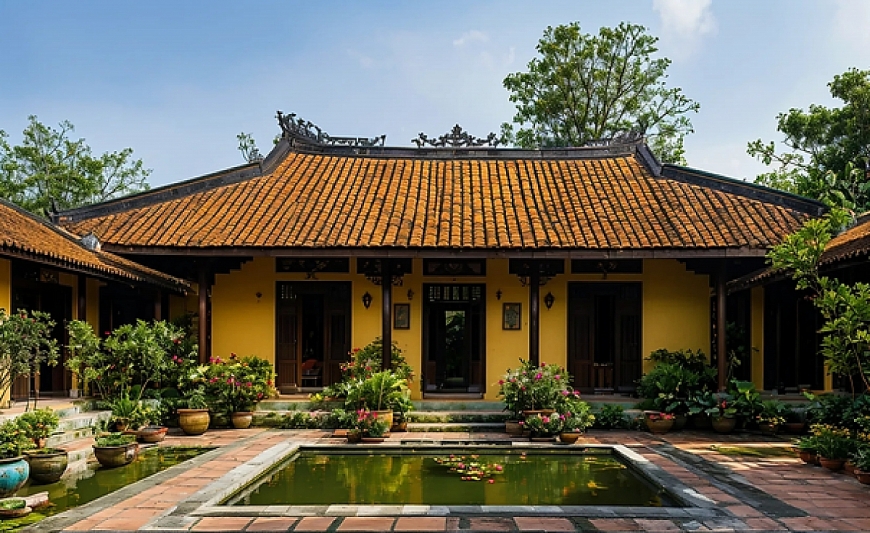 aNhiều mô tip nhà rường biến đổi, phù hợp với mục đích và công năng sử dụng mới. 2,3,4,5: Kết cấu của nhà rường Huế được xem là di sản quý báu về nghệ thuật kiến trúc, lịch sử văn hóa. 9,11: Mỗi chi tiết trong kiến trúc nhà rường, từ cột, kèo đến mái ngói, đều thể hiện sự khéo léo và tài hoa của người thợ xưa. 10,13,14: Nhiều nhà rường tham gia đề án kinh doanh du lịch, phục vụ du khách. 12: Trong bối cảnh hiện đại, việc bảo tồn kiến trúc nhà rường Huế đang đối mặt với nhiều thách thức.