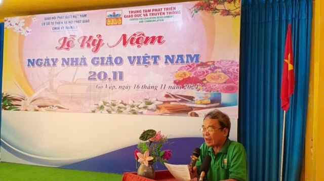 Họp mặt kỉ niệm ngày Nhà giáo Việt Nam năm 2024