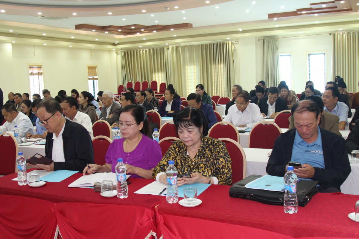 Các đại biểu tham dự lớp tập huấn