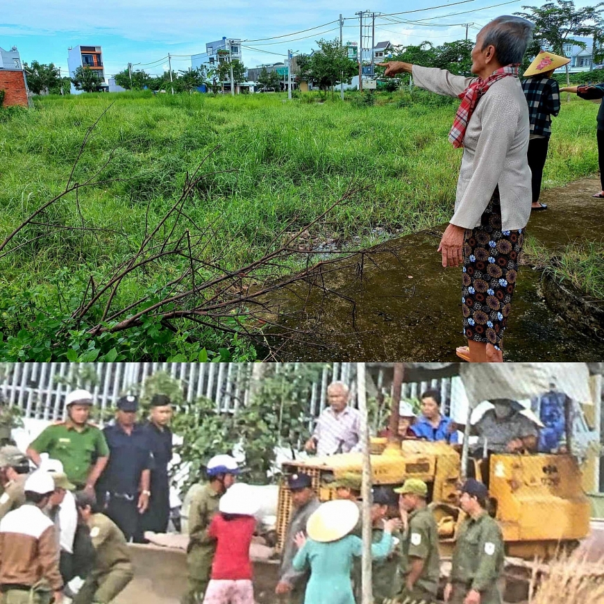 . Thửa đất bị cưỡng chế của cụ Tám, từ 8 năm trước, nay vẫn hoang tàn, cỏ mọc