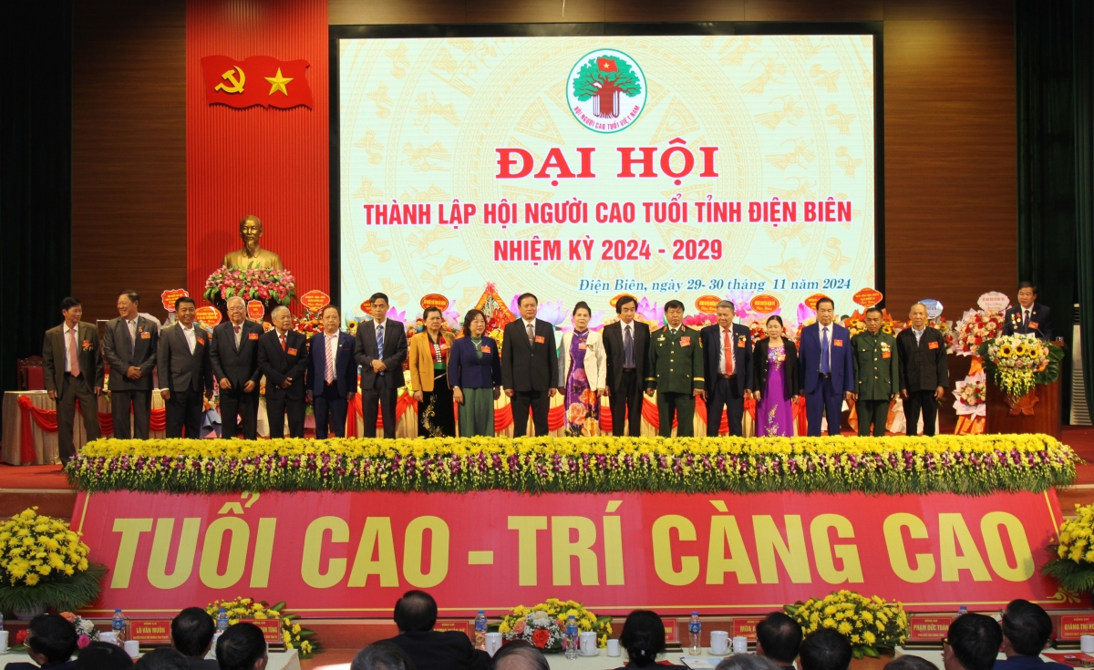 Ban Chấp hành Hội NCT tỉnh Điện Biên ra mắt Đại hội