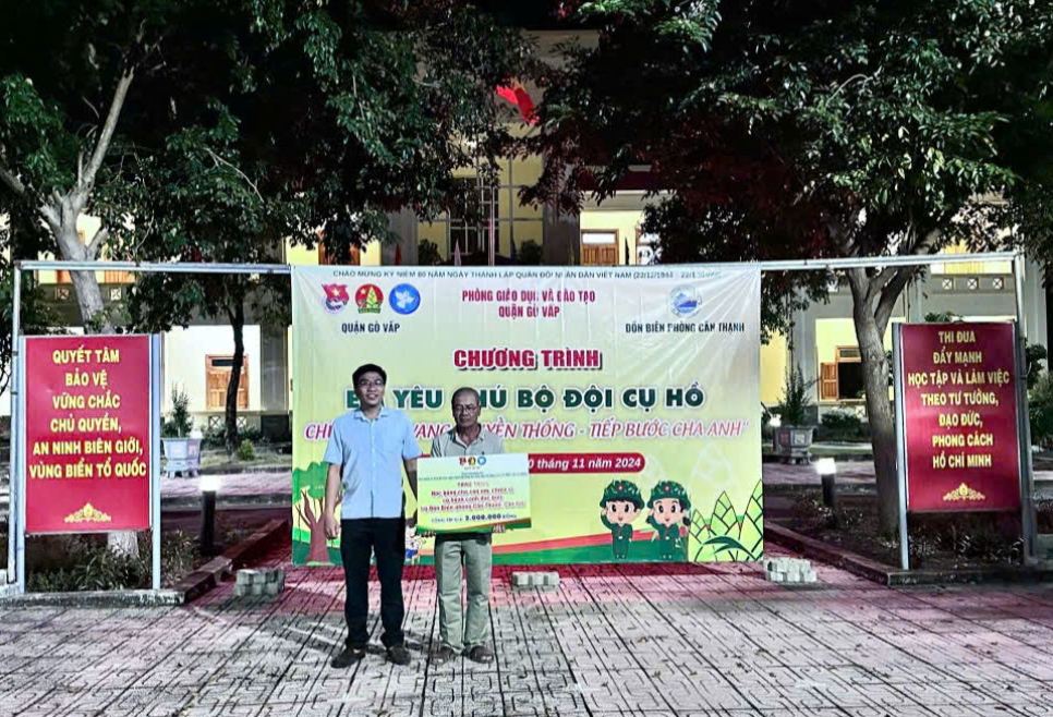 Quận Gò Vấp và Đồn Biên phòng Thạnh An: Tổ chức Chương trình Em yêu chú Bộ đội Cụ Hồ