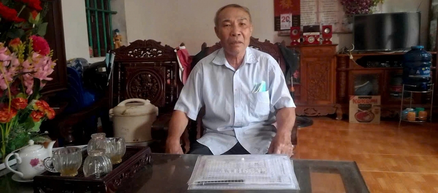 “Ông Trần Văn Tiệc bất bình về quyền lợi hợp pháp của ông chưa được các cơ quan giải quyết có lí có tình.