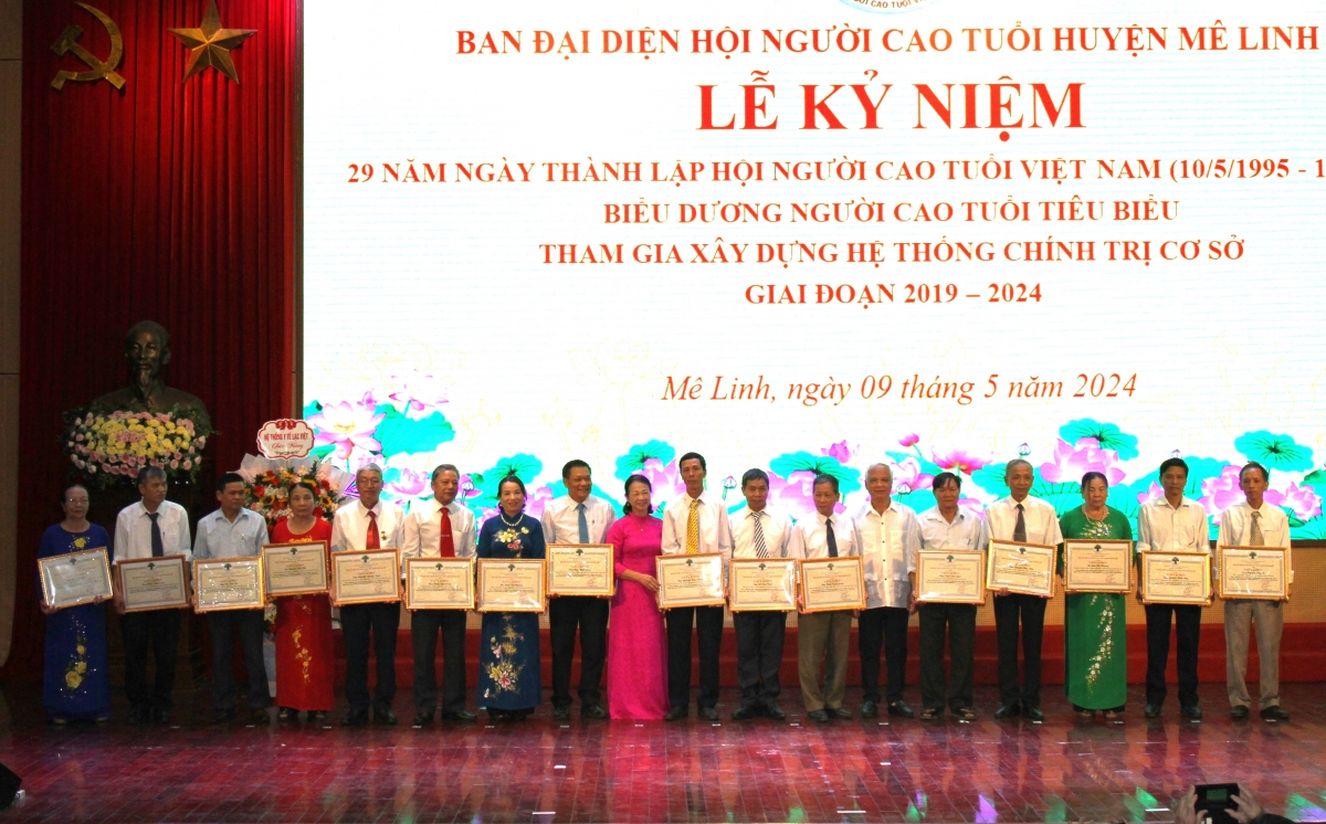 Trưởng BĐD Hội NCT huyện Mê Linh Tạ Thị Chúc năng động, quyết đoán