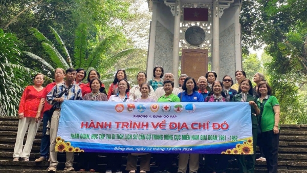 Tổng kết công tác năm 2024, dâng hương tại Khu di tích Căn cứ Trung ương Cục miền Nam