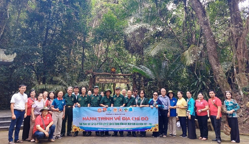 Tổng kết công tác năm 2024, dâng hương tại Khu di tích Căn cứ Trung ương Cục miền Nam