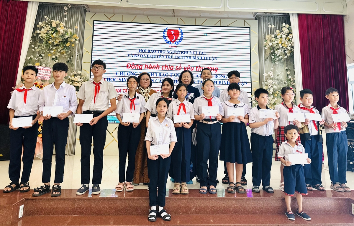 Bình Thuận: Hơn 136,4 tỉ đồng giúp cho người khuyết tật và trẻ mồ côi