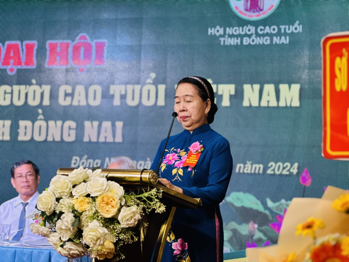 Bà Nguyễn Thị Kiêm Liên được bầu giữ chức Chủ tịch Hội NCT tỉnh Đồng Nai.