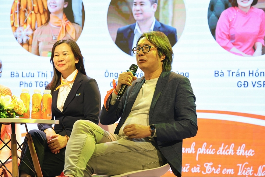 Nhà báo Trương Anh Ngọc nhấn mạnh dạy trẻ tự lập là yếu tố tiên quyết trong thúc đẩy bình đẳng giới trong gia đình.