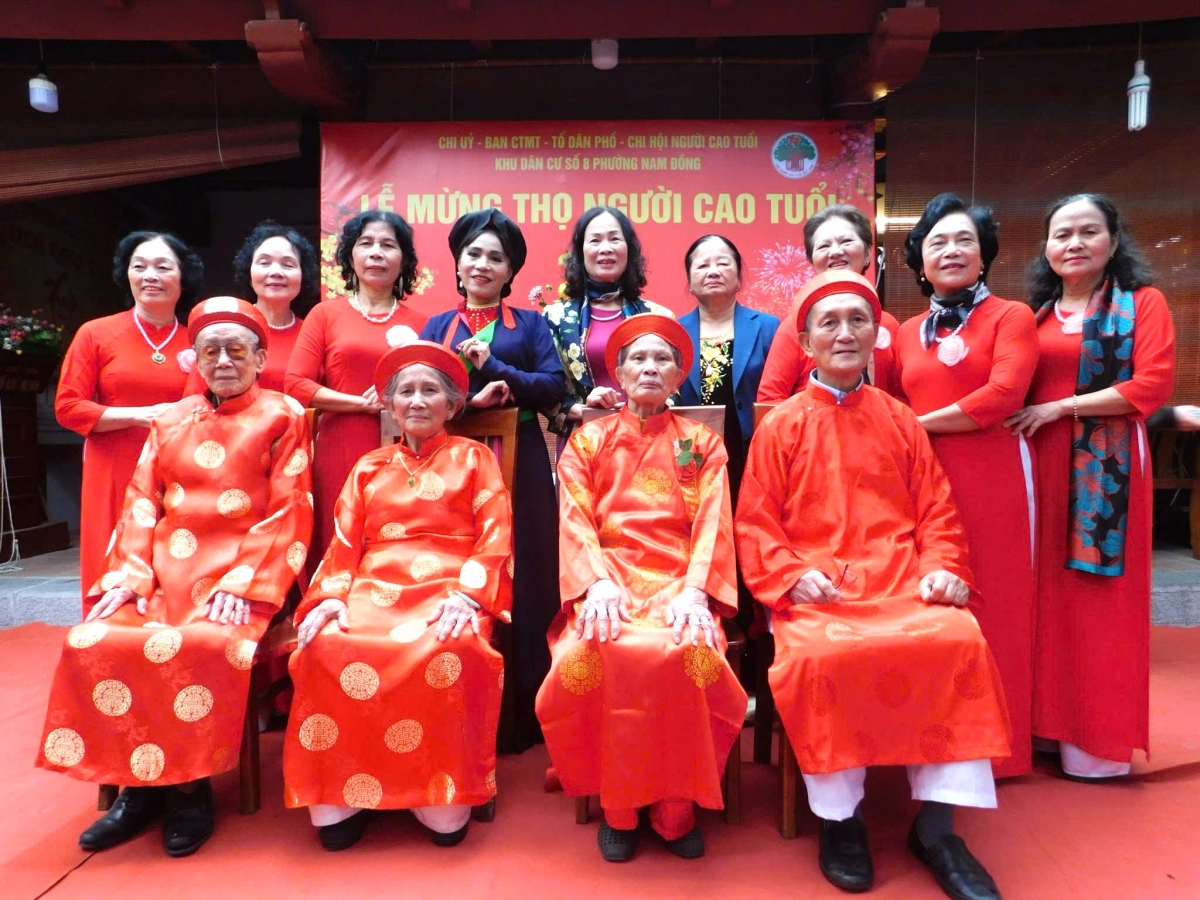 Mừng thọ NCT phường Nam Đồng