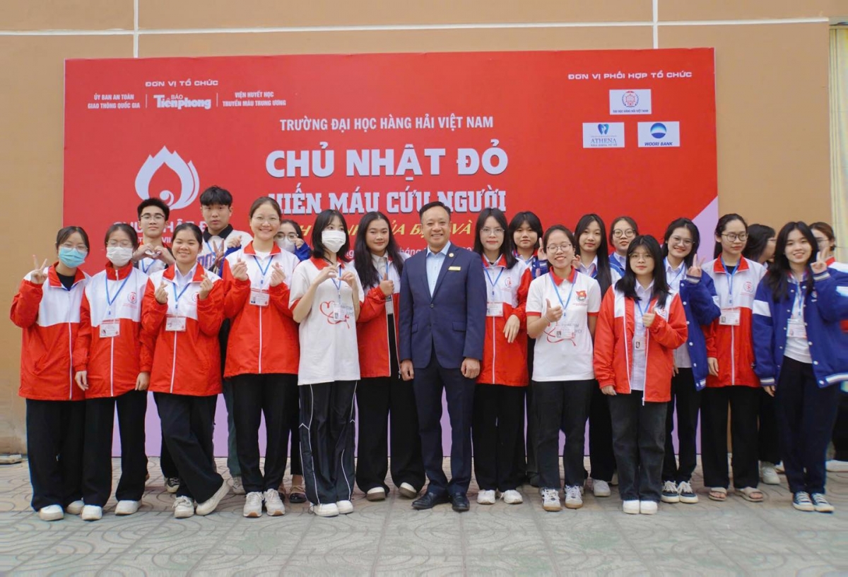 Trường Đại học Hàng hải Việt Nam: Lan tỏa mạnh mẽ thông điệp hiến máu cứu người