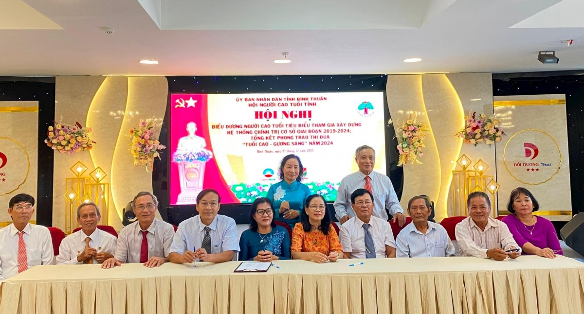 Bình Thuận: Biểu dương 51 Người cao tuổi tiêu biểu tham gia xây dựng hệ thống chính trị cơ sở