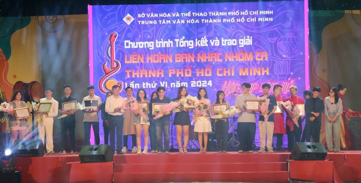 Tổng kết và trao giải Liên hoan ban nhạc nhóm ca TP Hồ Chí Minh lần thứ VI năm 2024