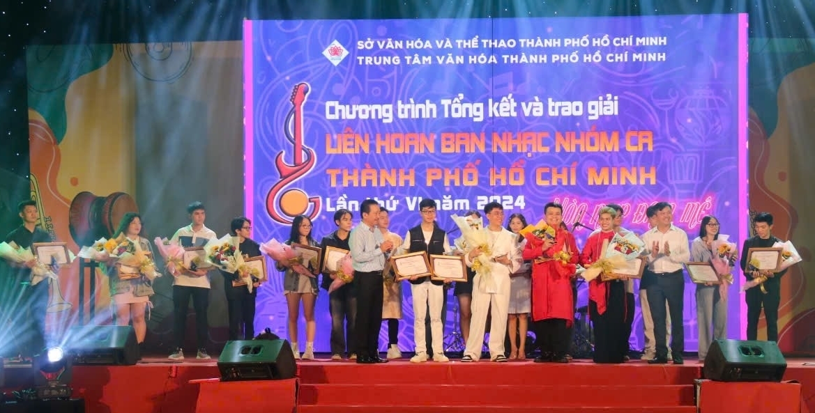 Tổng kết và trao giải Liên hoan ban nhạc nhóm ca TP Hồ Chí Minh lần thứ VI năm 2024