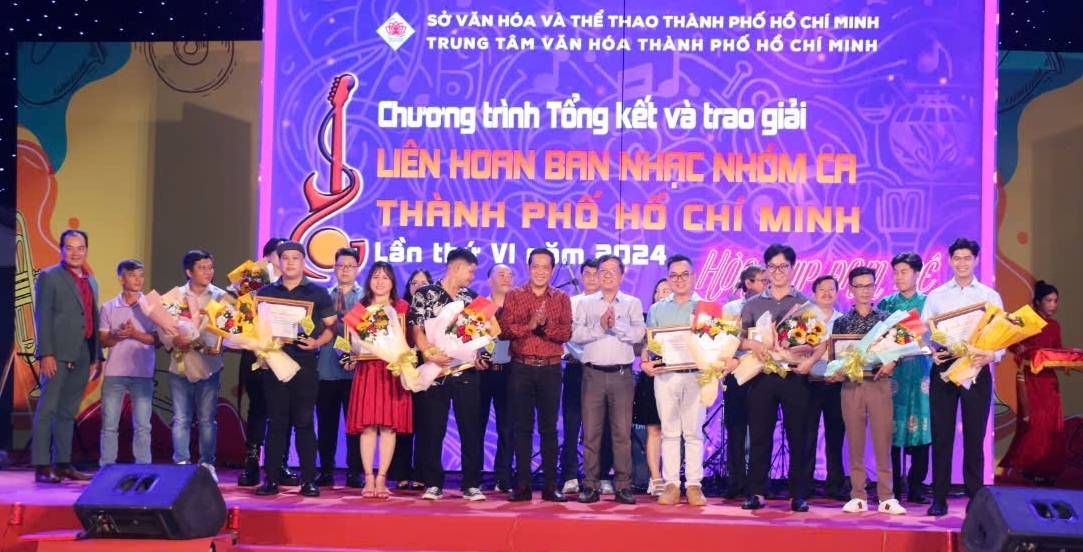 Tổng kết và trao giải Liên hoan ban nhạc nhóm ca TP. Hồ Chí Minh lần thứ VI năm 2024 với chủ đề “Hòa nhịp đam mê”