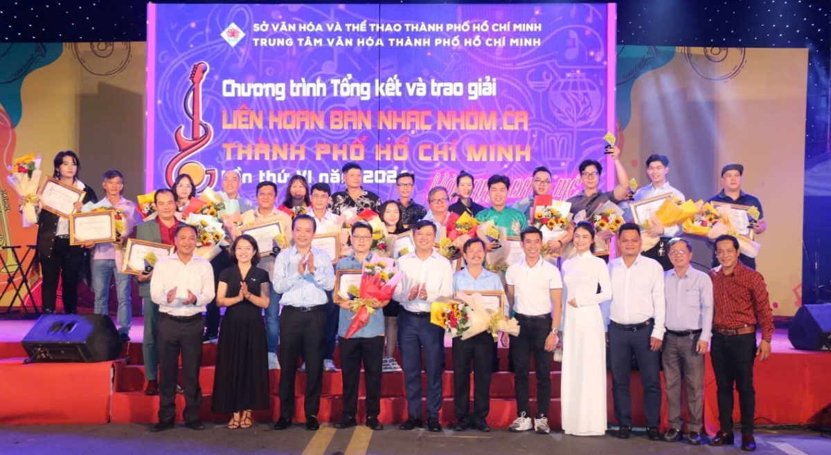 Tổng kết và trao giải Liên hoan ban nhạc nhóm ca TP. Hồ Chí Minh lần thứ VI năm 2024 với chủ đề “Hòa nhịp đam mê”