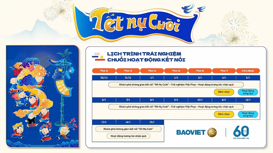 Tết nụ cười – Không gian kết nối hạnh phúc