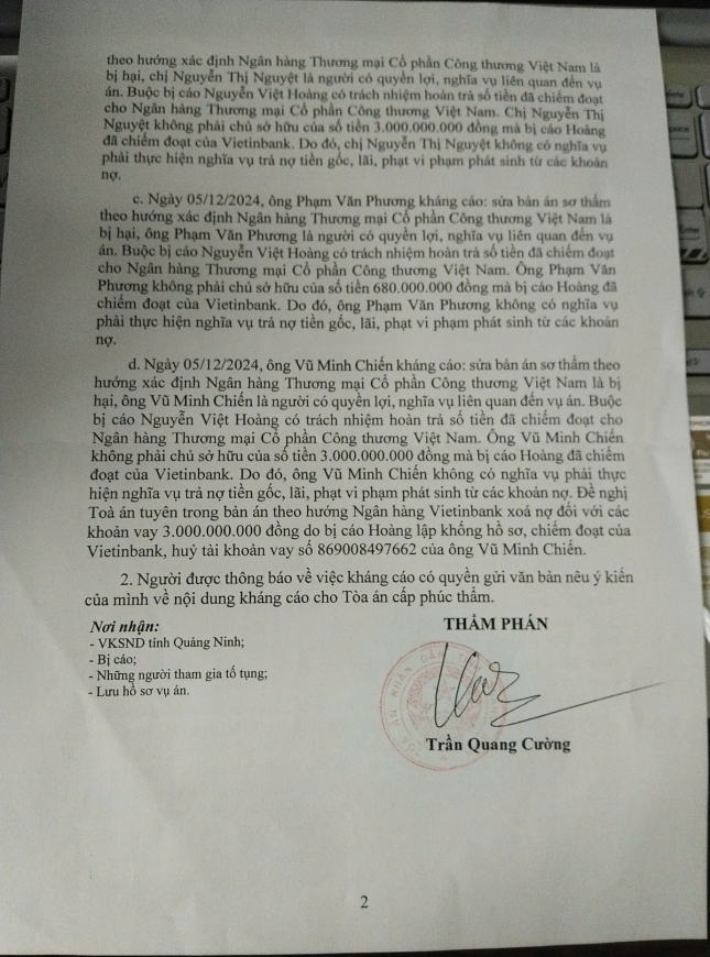 Vì sao người dân kháng cáo bản án sơ thẩm của Tòa án?