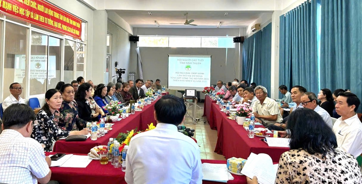 Hội nghị tổng kết công tác Hội NCT tỉnh Ninh Thuận năm 2024