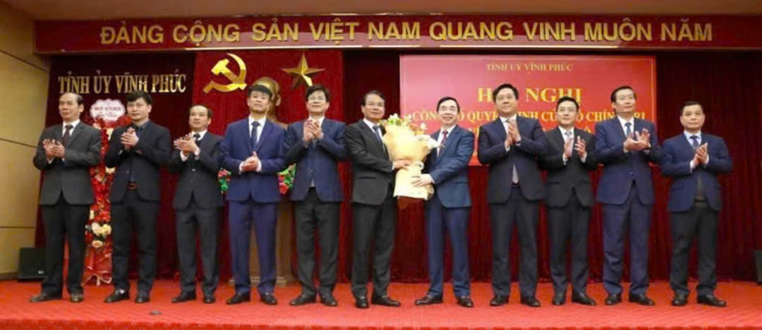 Bộ Chính trị chỉ định đồng chí Đặng Xuân Phong giữ chức Bí thư Tỉnh ủy Vĩnh Phúc