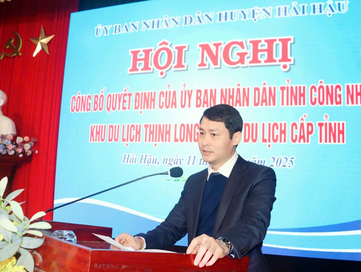 Nam Định:  Công nhận Khu du lịch Thịnh Long là khu du lịch cấp tỉnh