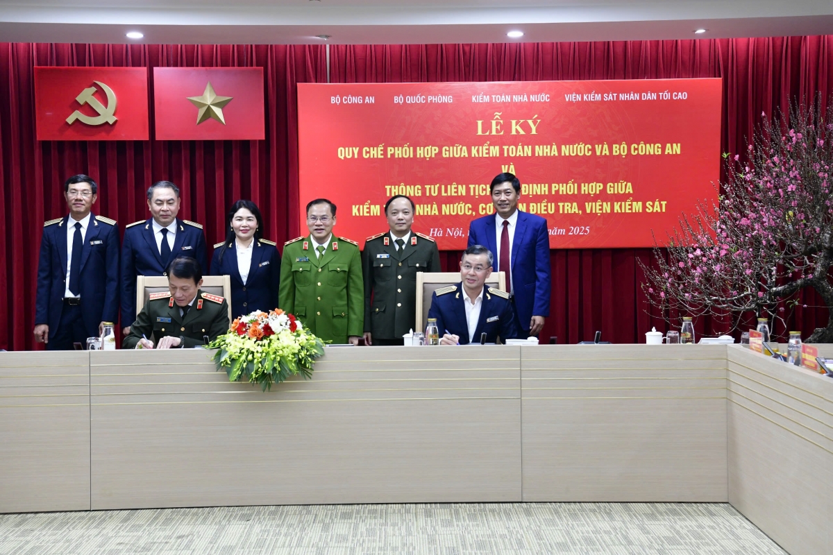 Kiểm toán Nhà nước ký quy chế phối hợp với Bộ Công an