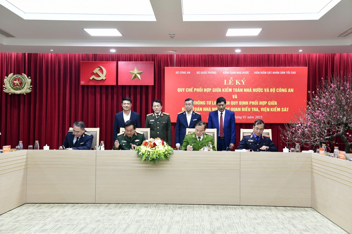 Kiểm toán Nhà nước ký quy chế phối hợp với Bộ Công an