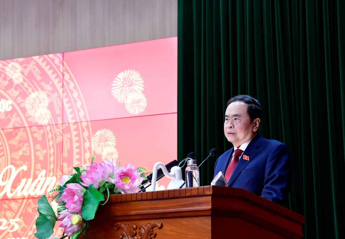 Chủ tịch Quốc hội Trần Thanh Mẫn thăm, chúc Tết Kiểm toán Nhà nước