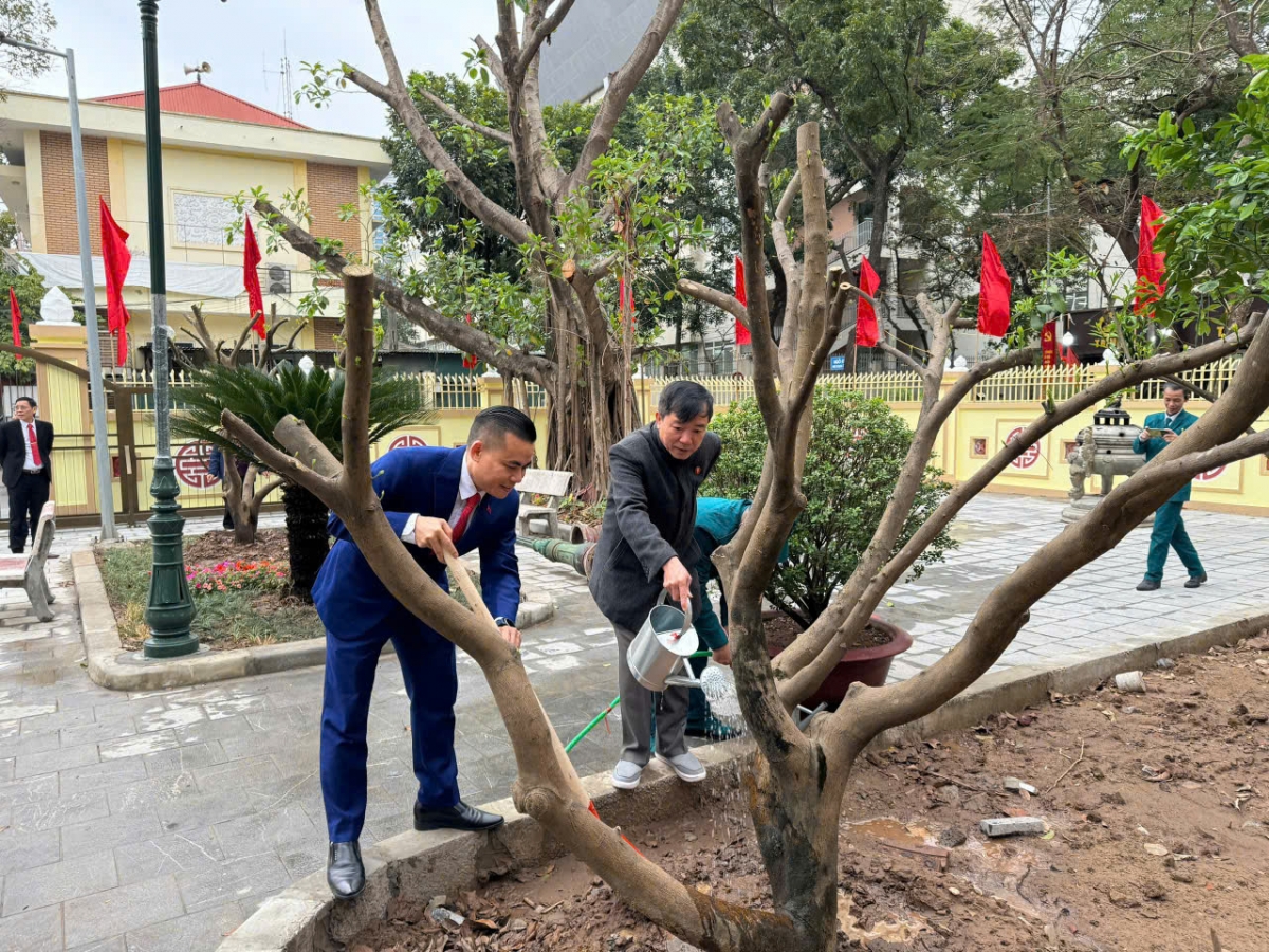 Ra quân trồng cây đầu Xuân mới Ất Tỵ