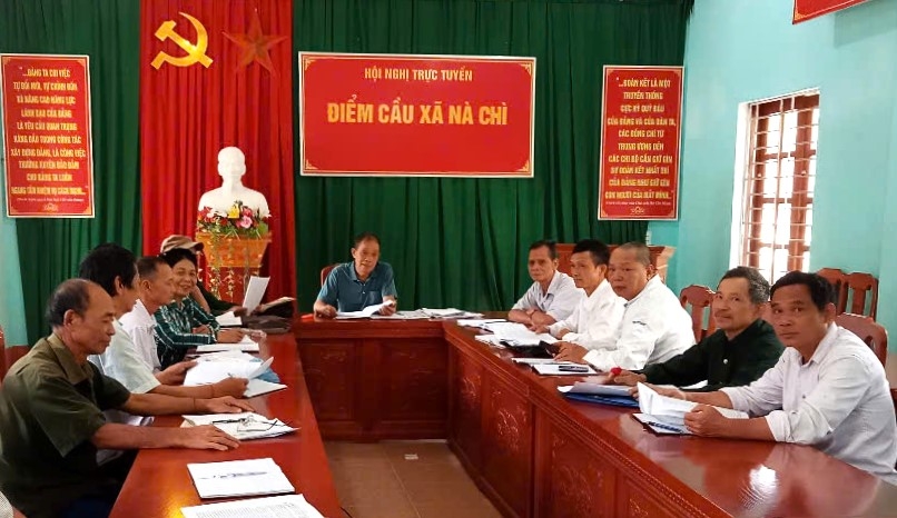 Ông Hoàng Đức Đọ triển khai nhiệm vụ của Hội NCT xã