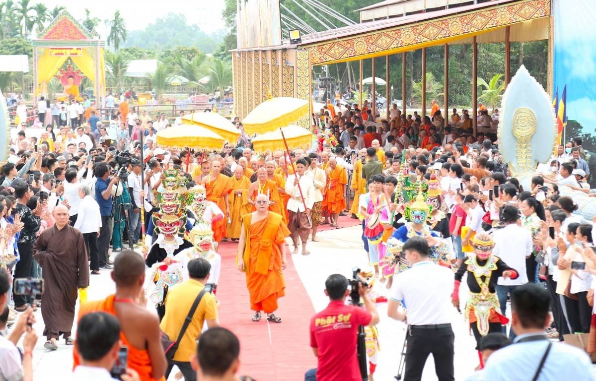 Khánh thành Chánh điện Học viện Phật giáo Nam tông Khmer tại Cần Thơ