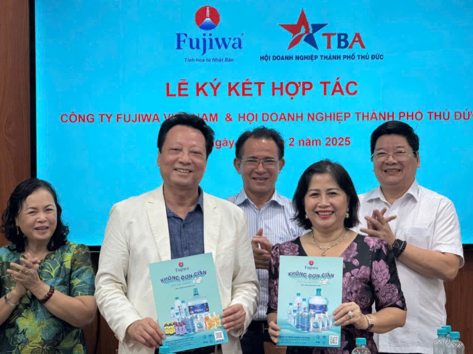 Hội Doanh nghiệp TP Thủ Đức ký kết hợp tác với Fujiwa Việt Nam
