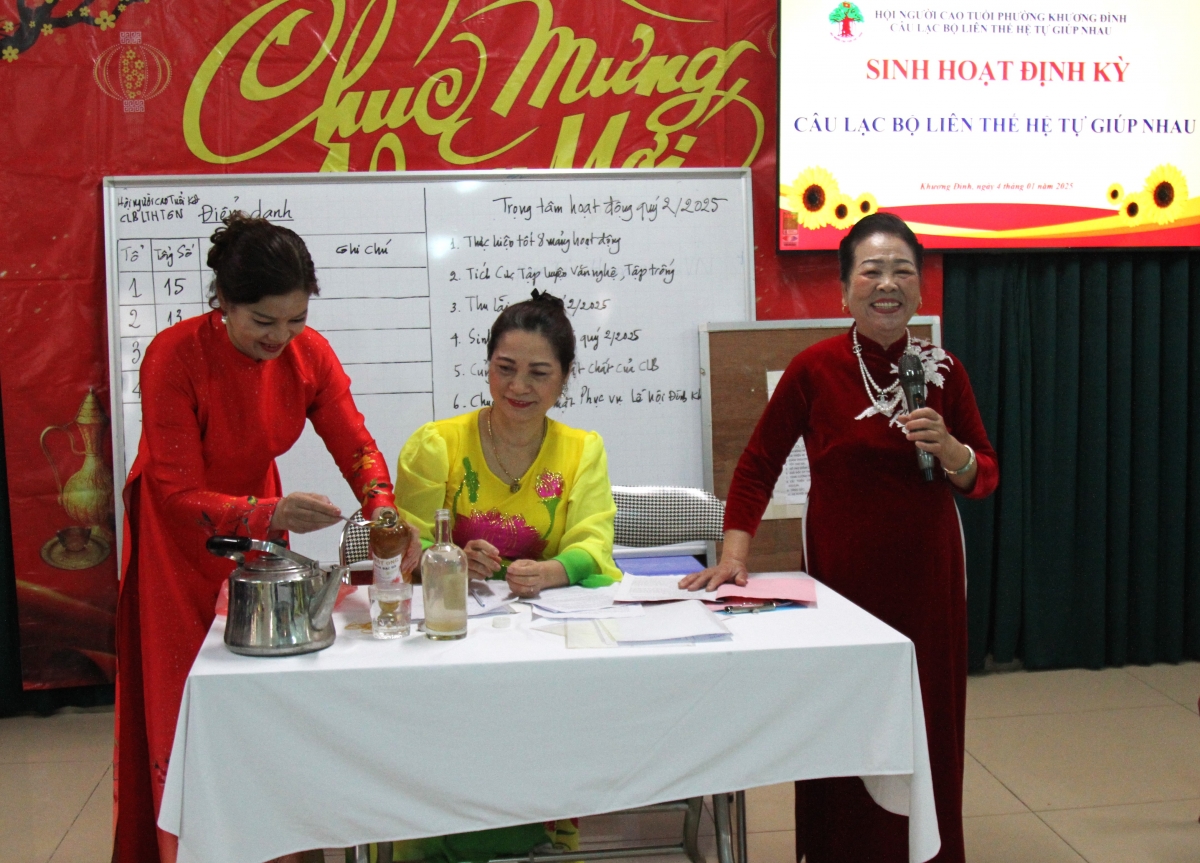 Truyền thông cách làm giấm táo tại buổi sinh hoạ