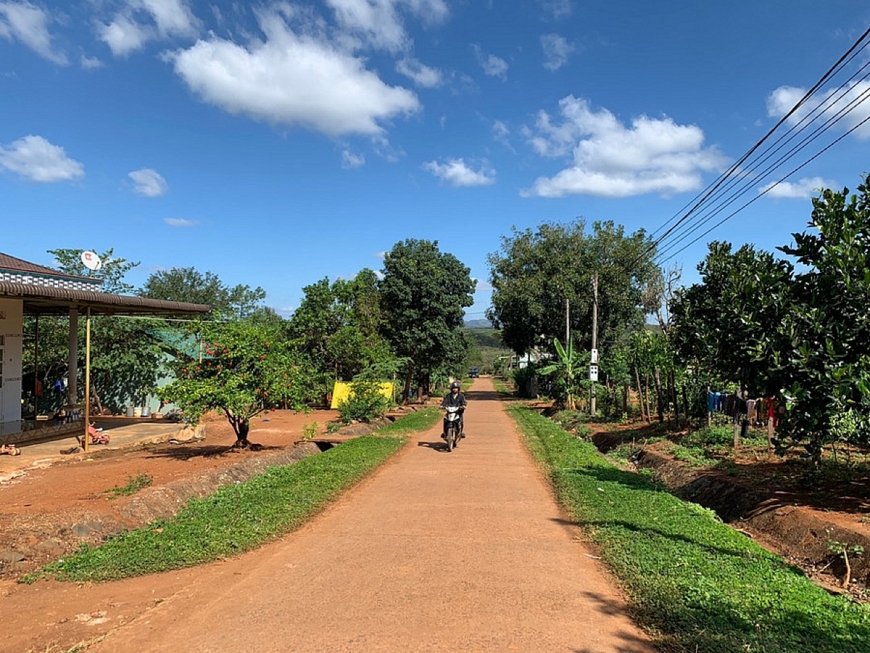 Diện mạo làng Klũ (xã Ia Drăng, huyện Chư Prông) ngày càng khởi sắc