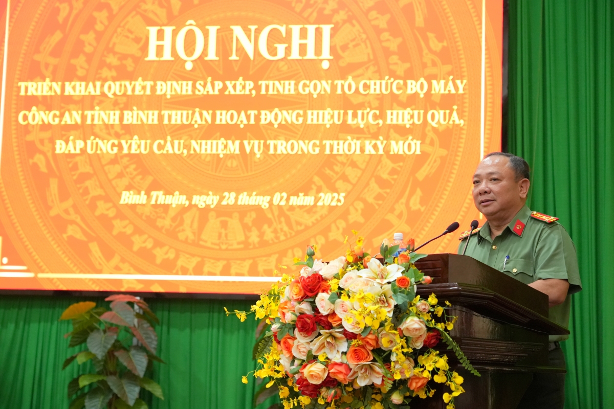 Tỉnh Bình Thuận: Giải thể công an các huyện,thị và thành phố