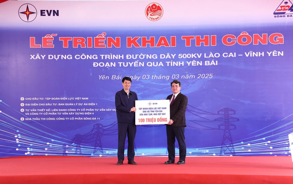 Triển khai thi công xây dựng công trình đường dây 500kv Lào Cai – Vĩnh Yên đoạn đi qua tỉnh Yên Bái