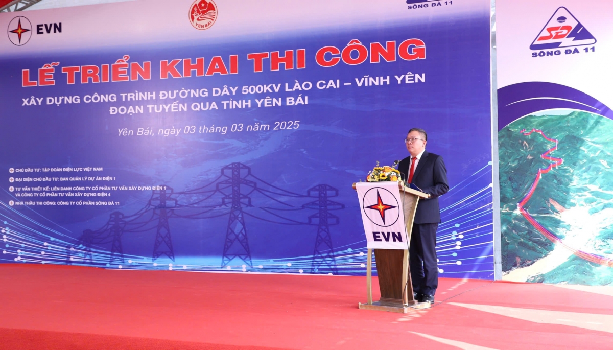 Triển khai thi công xây dựng công trình đường dây 500kv Lào Cai – Vĩnh Yên đoạn đi qua tỉnh Yên Bái