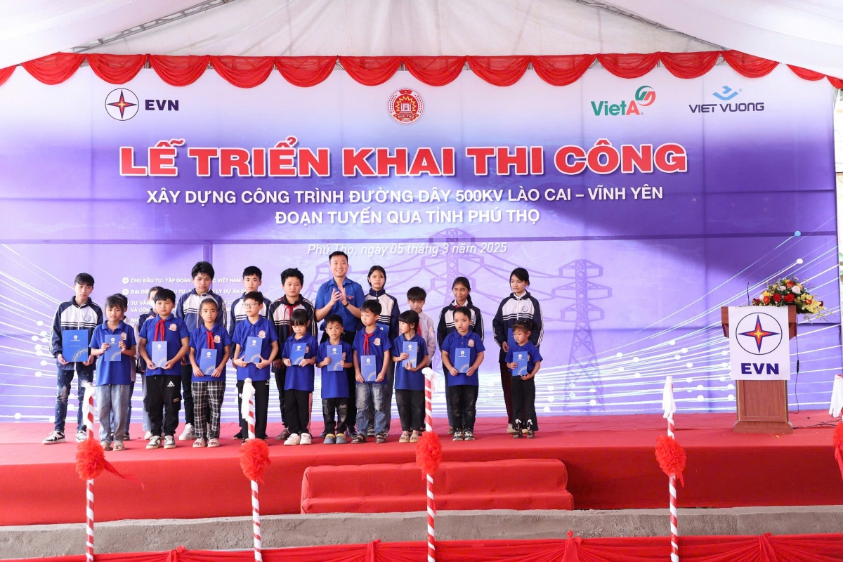 Triển khai thi công xây dựng công trình đường dây 500KV Lào Cai – Vĩnh Yên đoạn qua tỉnh Phú Thọ