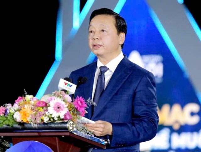 Ông Trần Hồng Hà, Phó Thủ tướng Chính phủ phát biểu tại lễ khai mạc Festival