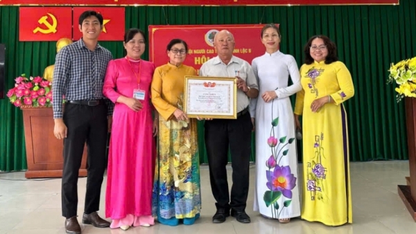 Đơn vị tiêu biểu trong phong trào “Tuổi cao - Gương sáng” của huyện